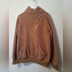 L Brown Comfy Sweater